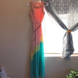 Summer dress, worn for promotion.